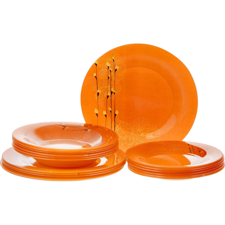Столовый сервиз Luminarc Rhapsody Orange H8732 19 пр