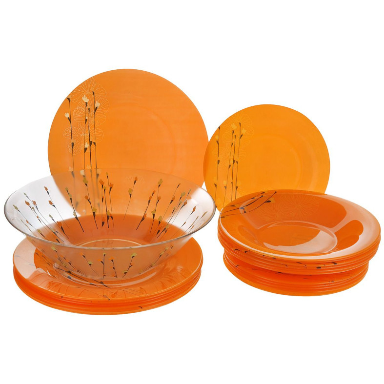 Столовый сервиз Luminarc Rhapsody Orange H8732 19 пр