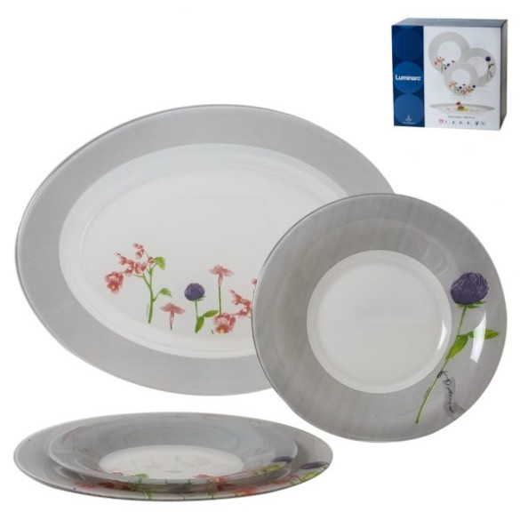 Столовый сервиз Luminarc Rozana Trefle N2170 19 пр
