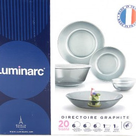 Столовый сервиз Luminarc Directoire Graphite N5770 20 пр