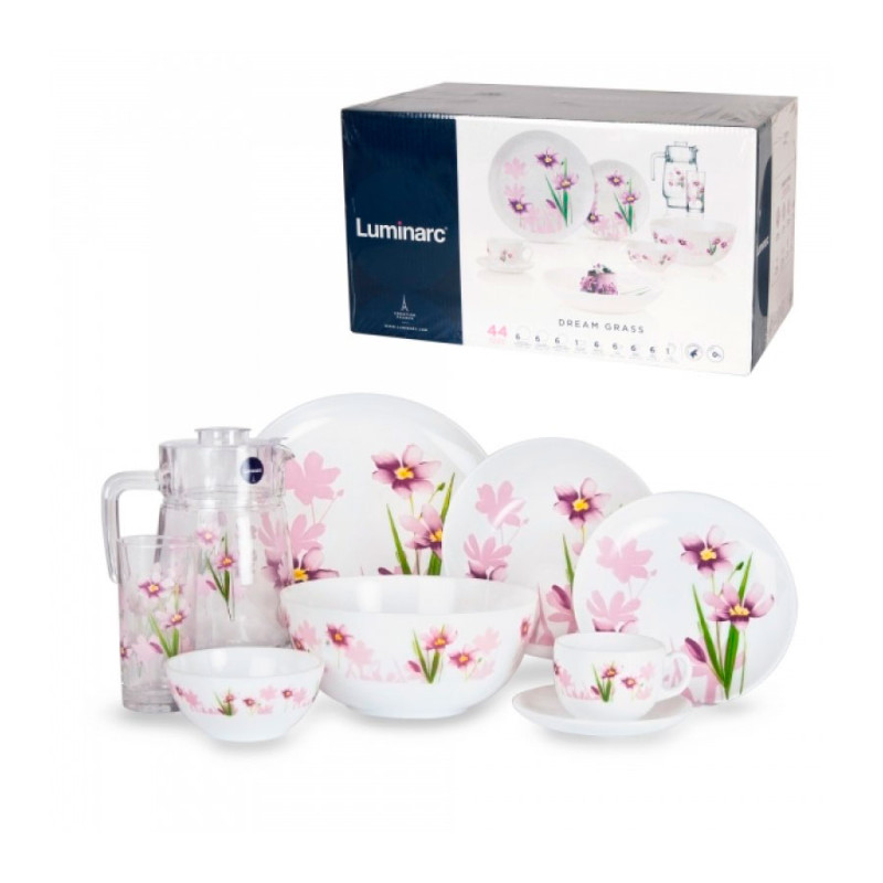 Столовый сервиз Luminarc Dream Grass P0599 44 пр