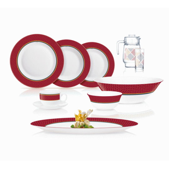 Столовый сервиз Luminarc Essence Alto Rubis N8527 46 пр