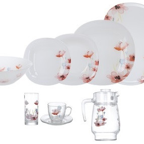 Столовый сервиз Luminarc Carine Florenza White N2214 46 пр