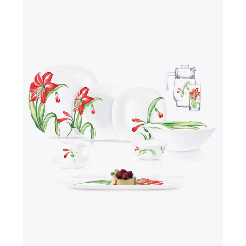 Столовый сервиз Luminarc Carine Iris Neo N8587 46 пр