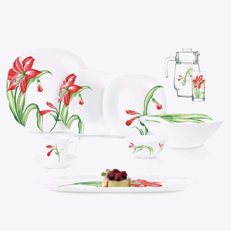 Столовый сервиз Luminarc Carine Iris Neo N8587 46 пр