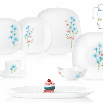 Столовый сервиз Luminarc Lotusia Prunella N7992 46 пр