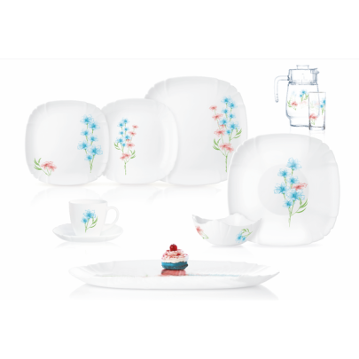 Столовый сервиз Luminarc Lotusia Prunella N7992 46 пр