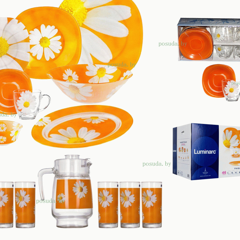 Столовый сервиз Luminarc Carine Paquerette Melon N4800 46 пр