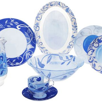 Столовый сервиз Luminarc Plenitude Blue N4871 46 пр