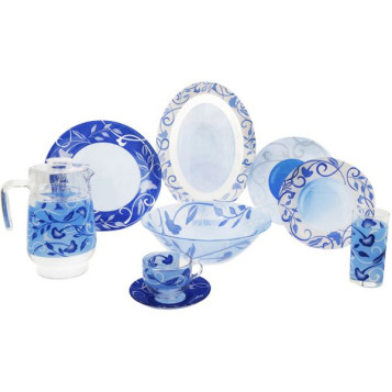 Столовый сервиз Luminarc Plenitude Blue N4871 46 пр