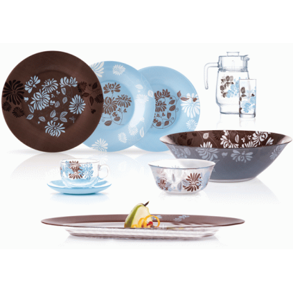 Столовый сервиз Luminarc Tamako Brown N4827 46 пр