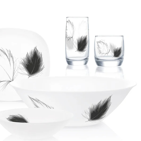Столовый сервиз Luminarc Plumes P0125 50 пр