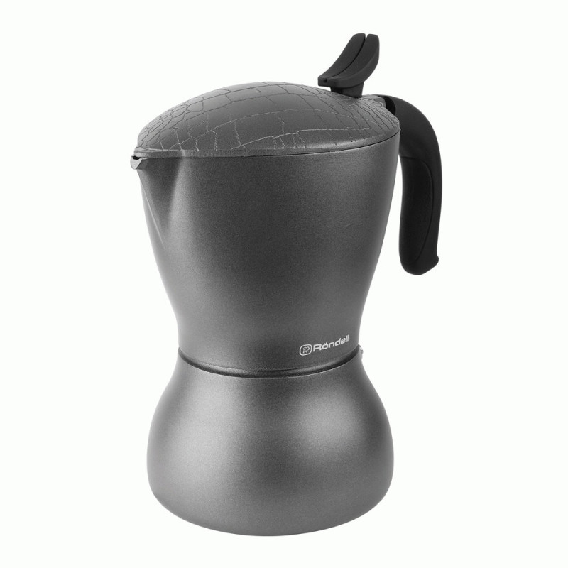 Гейзерная кофеварка Rondell Escurion Grey RDS-1117