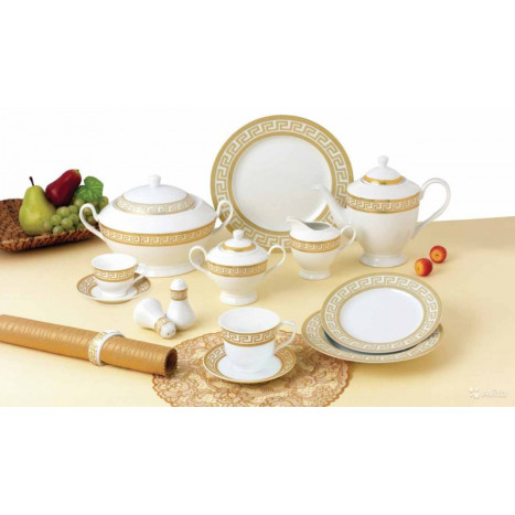 Сервиз столовый Hoffburg Viva Gold DV-57020 57 пр