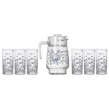 Набор кувшин + стаканы Luminarc Arcopal Romantique N3217