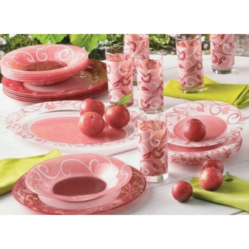 Столовый сервиз Luminarc Plenitude red D6970 25 пр