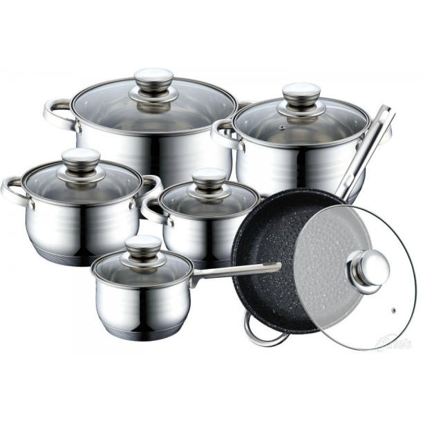 Набор кастрюль Royalty Line RL 1231 М