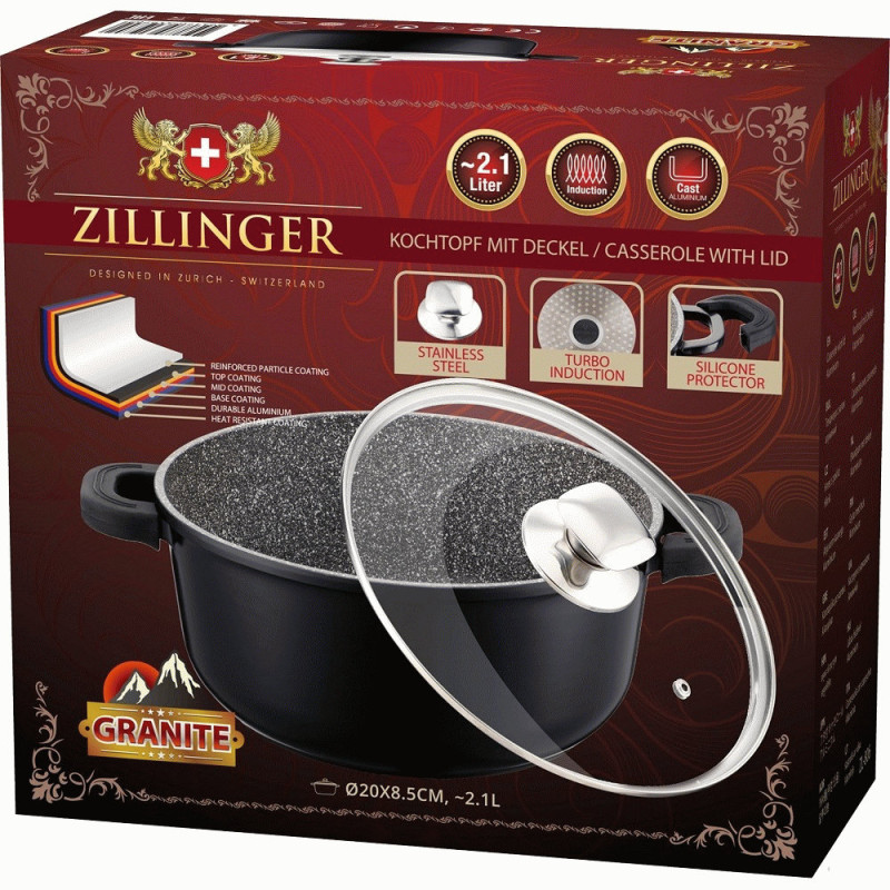 Кастрюля Zillinger ZL-806 2,1 л