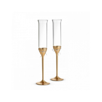 Бокалы для шампанского Wedgwood VW Love Knots Gold 2 шт