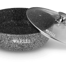 Сковорода-сотейник Kelli KL-4001-24 24 см