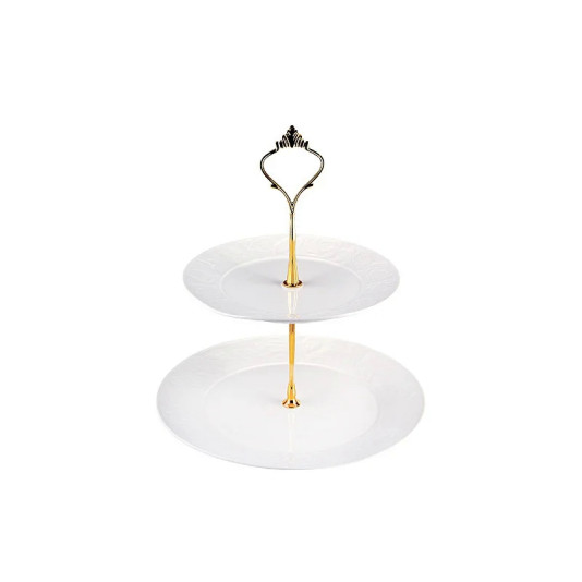 Ваза для фрутов двухъярусная "Роза" MB0194