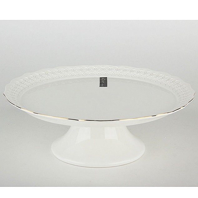 Блюдо Снежная королева на ножке LTBH-A0124LJ-A 24 см