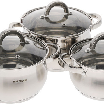Набор кастрюль Hoffmann HM 0106 6 пр