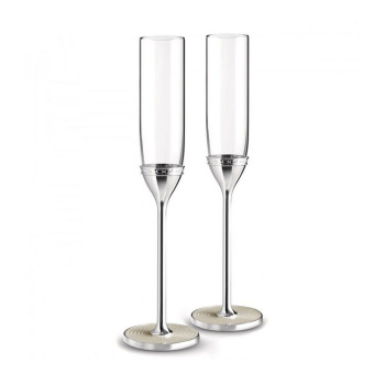 Набор бокалов для шампанского Wedgwood Vera Wang With Love Nouveau Pearl 2 шт