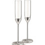 Набор бокалов для шампанского Wedgwood Vera Wang With Love Nouveau Silver 2 шт