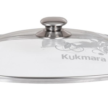 Крышка стеклянная квадратная Kukmara с26-2т112 26 см