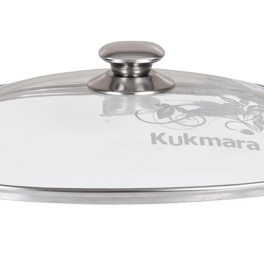 Крышка стеклянная квадратная Kukmara с28-2т112 28 см