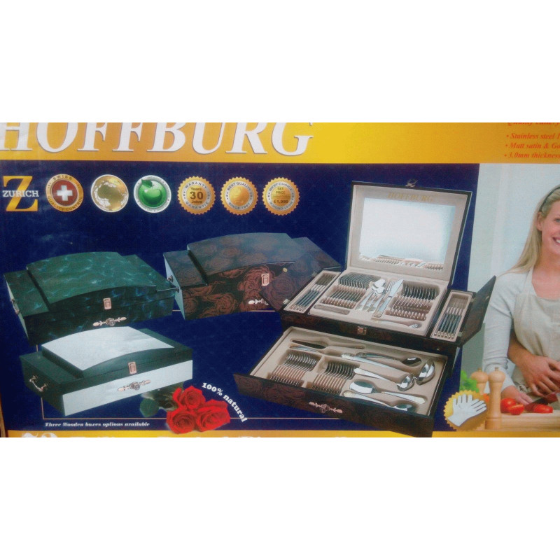 Набор столовых приборов Hoffburg HB-72892GS Luxor 72 пр