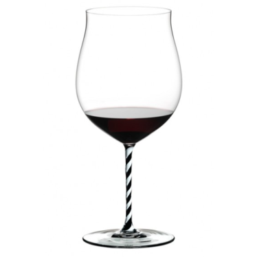 Бокал для вина Riedel Burgundy Grand Cru Fatto a Mano черно-белый
