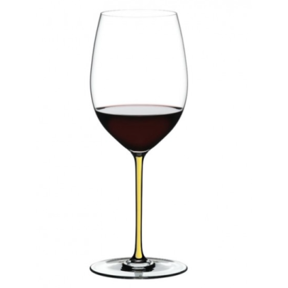 Бокал для вина Riedel Cabernet/Merlot Fatto a Mano желтый