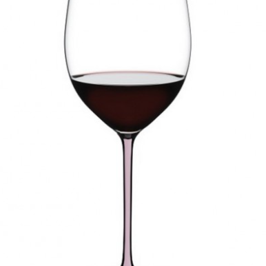 Бокал для вина Riedel Cabernet/Merlot Fatto a Mano розовый