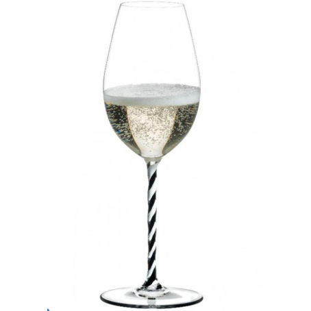 Бокал для вина Riedel Champagne Fatto a Mano черно-белый