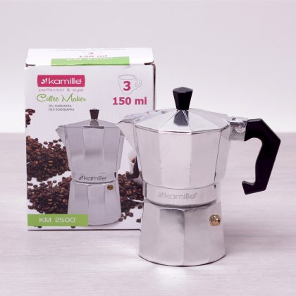 Гейзерная кофеварка Kamille KM-2500 0.15 л