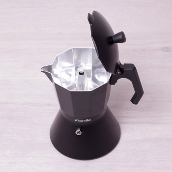 Гейзерная кофеварка Kamille KM-2512MR 0.3 л