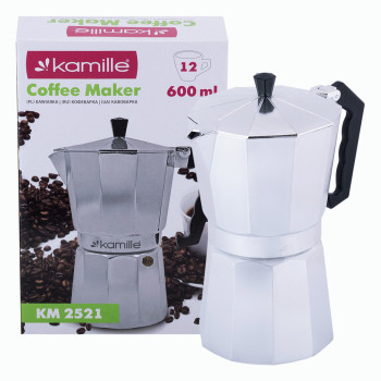 Гейзерная кофеварка Kamille KM-2521 0,6 л