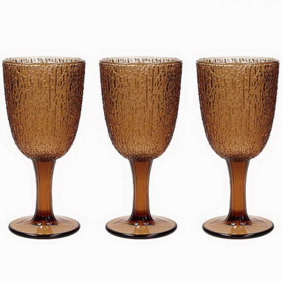 Набор бокалов для вина Tognana Glass Ambra коричневый