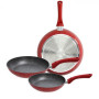 Набор сковородок Tognana Grancucina Red Stone V979133REDS 3 пр