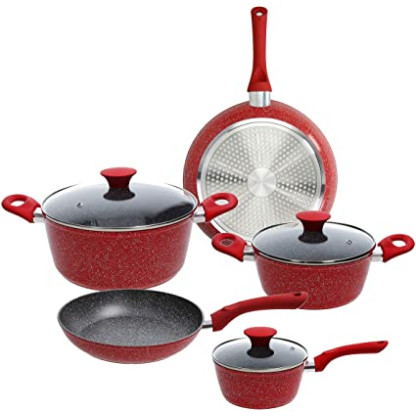 Набор кастрюль Tognana Grancucina Red Stone V979119REDS 8 пр