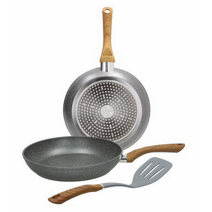 Набор сковородок Tognana Grancucina Stone&Wood V77914RMGRW 3 пр
