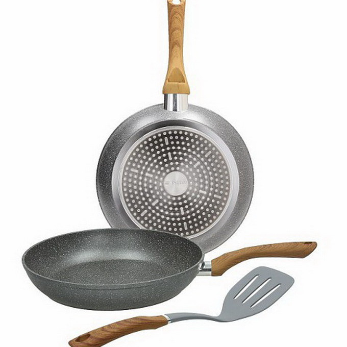 Набор сковородок Tognana Grancucina Stone&Wood V77914RMGRW 3 пр