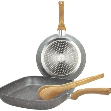 Набор сковородок Tognana Grancucina Stone&Wood V779143MGRW 3 пр