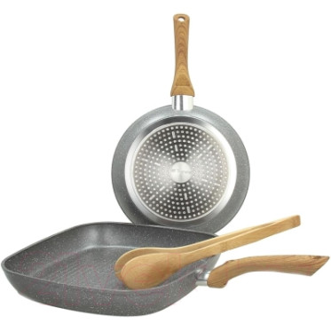 Набор сковородок Tognana Grancucina Stone&Wood V779143MGRW 3 пр