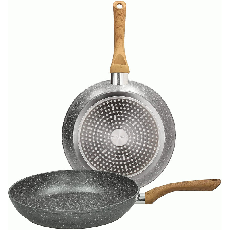 Набор сковородок Tognana Grancucina Stone&Wood V77914AMGRW 2 пр