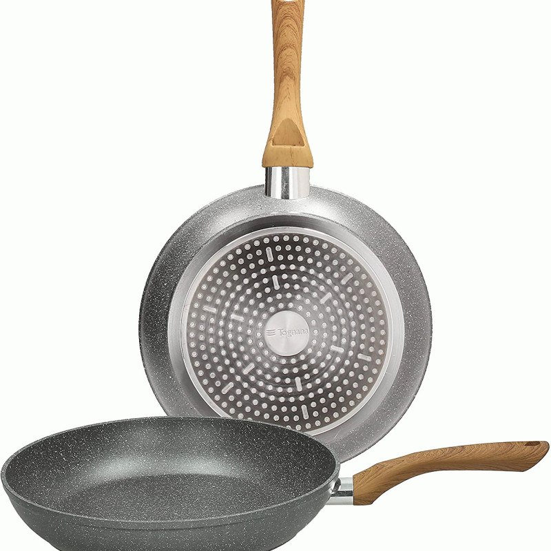 Набор сковородок Tognana Grancucina Stone&Wood V77914AMGRW 2 пр