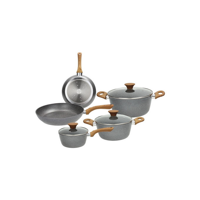 Набор кастрюль Tognana Grancucina Stone&Wood V779128MGRW
