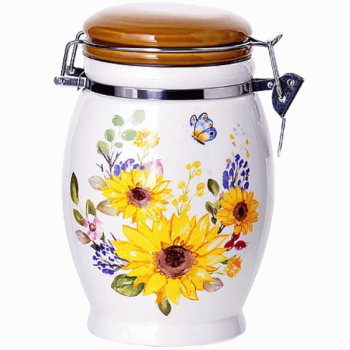 Банка для сыпучих продуктов "Подсолнух" Loraine LR 30304